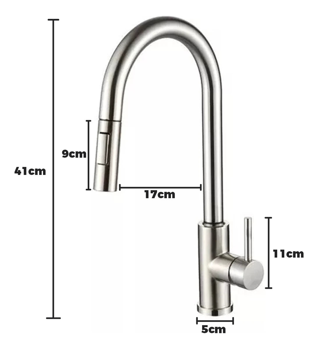 Torneira de cozinha com sensor de toque