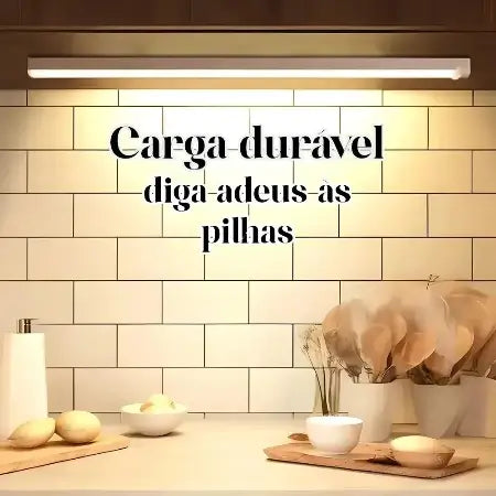 2 Luminárias Led com Sensor de Movimento - LumiSense