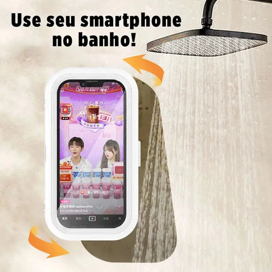 AquaSafe – Suporte de Celular para Banho